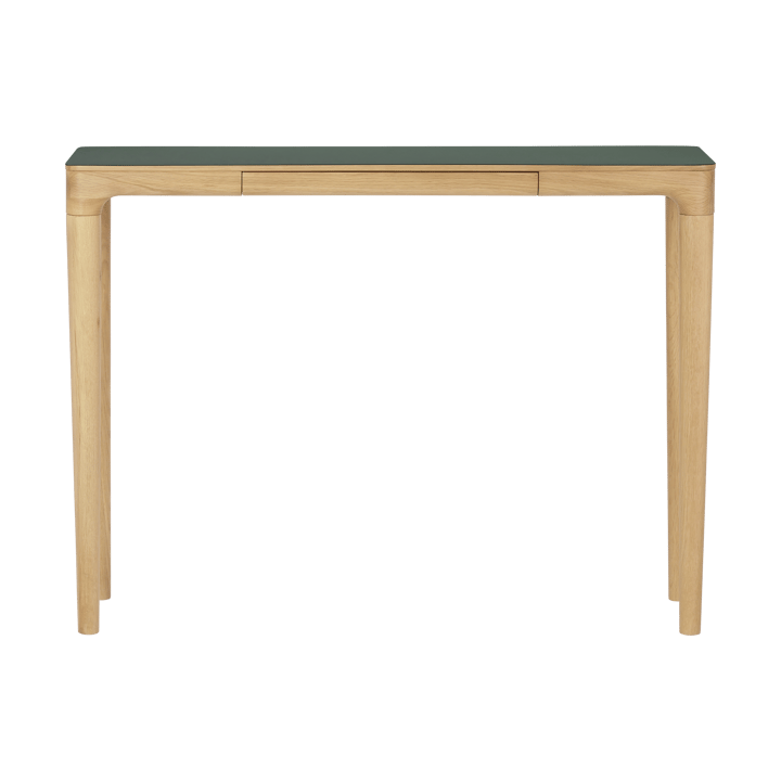 Heart'n'Soul console 桌子 120 cm - 自然木色-苔藓绿 - Umage