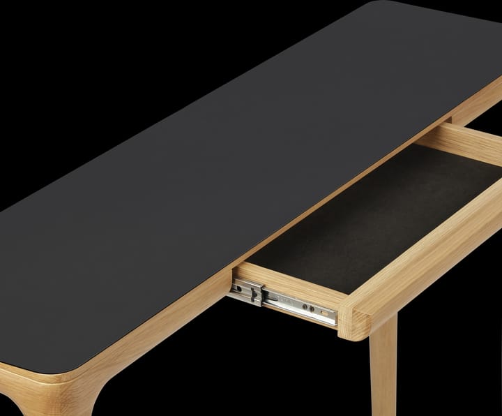 Heart'n'Soul console 桌子 120 cm, 自然木色-obsidian 黑色 Umage