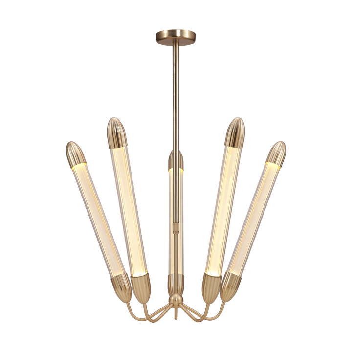 Lemon Squeeze Penta long 吊灯 - Plated 黄铜 - Umage