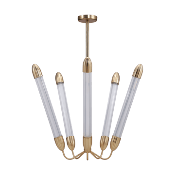 Lemon Squeeze Penta long 吊灯 - Plated 黄铜 - Umage