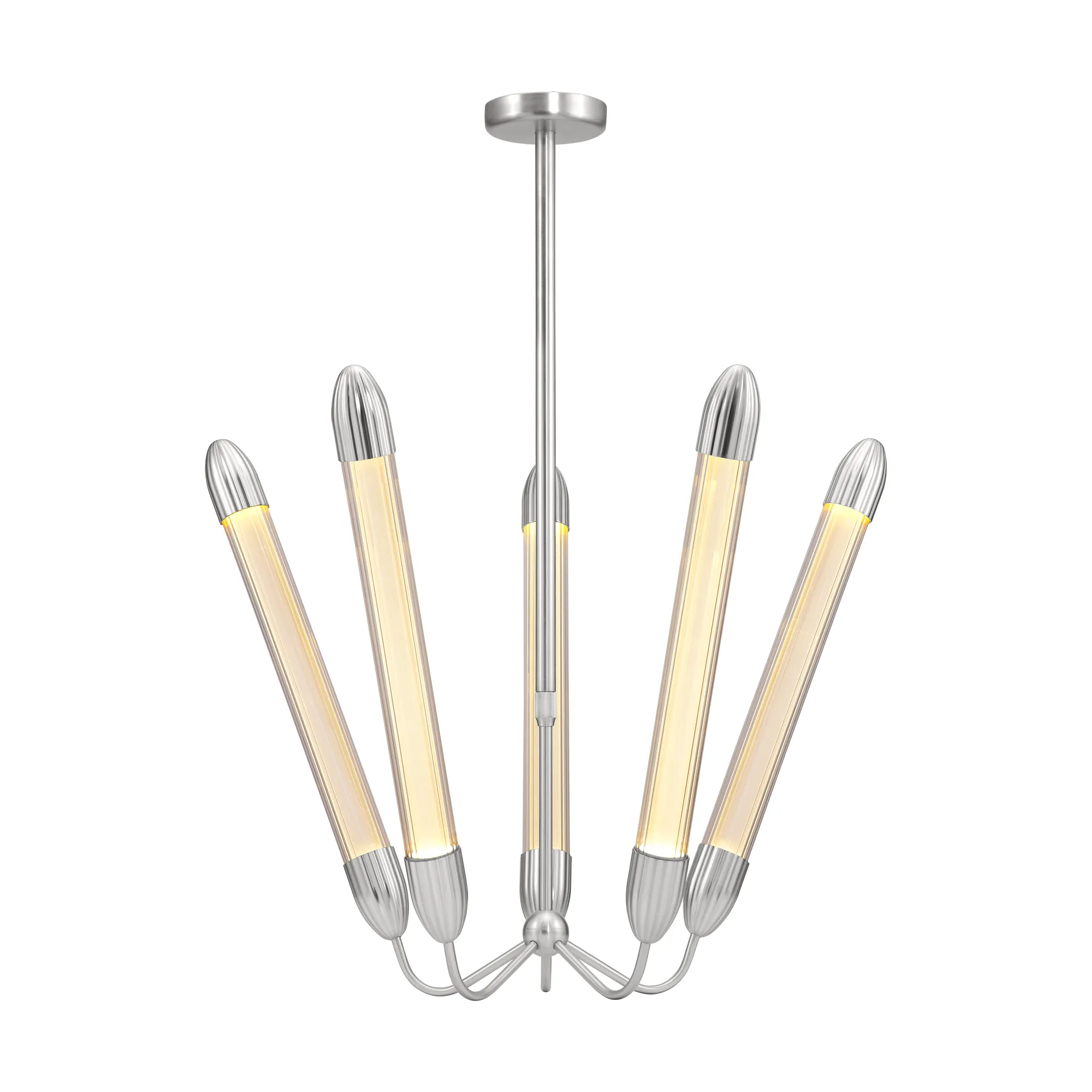 Lemon Squeeze Penta long 吊灯, 抛光的 steel Umage