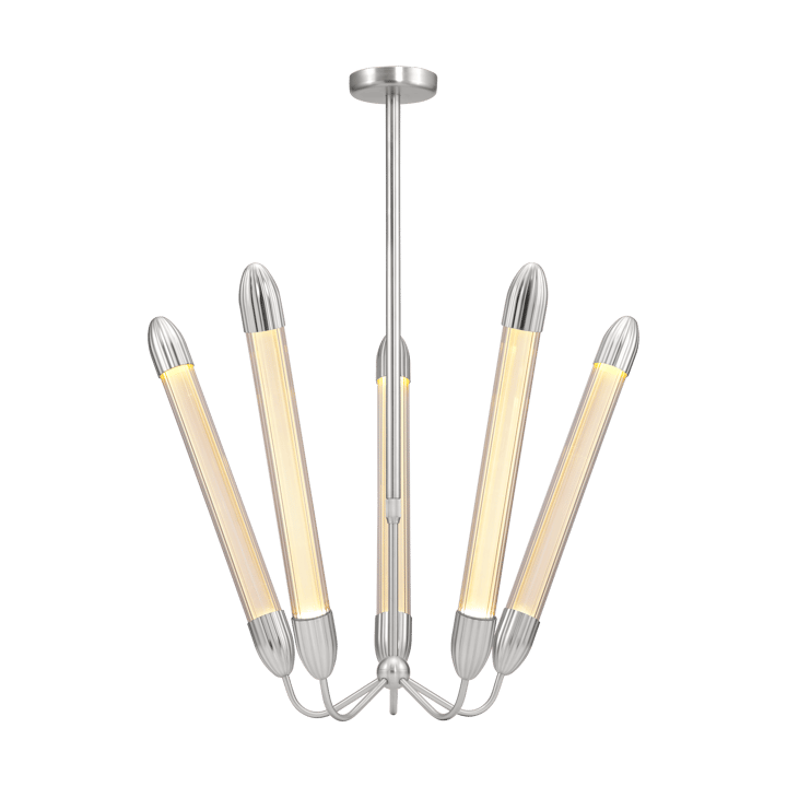 Lemon Squeeze Penta long 吊灯 - 抛光的 steel - Umage