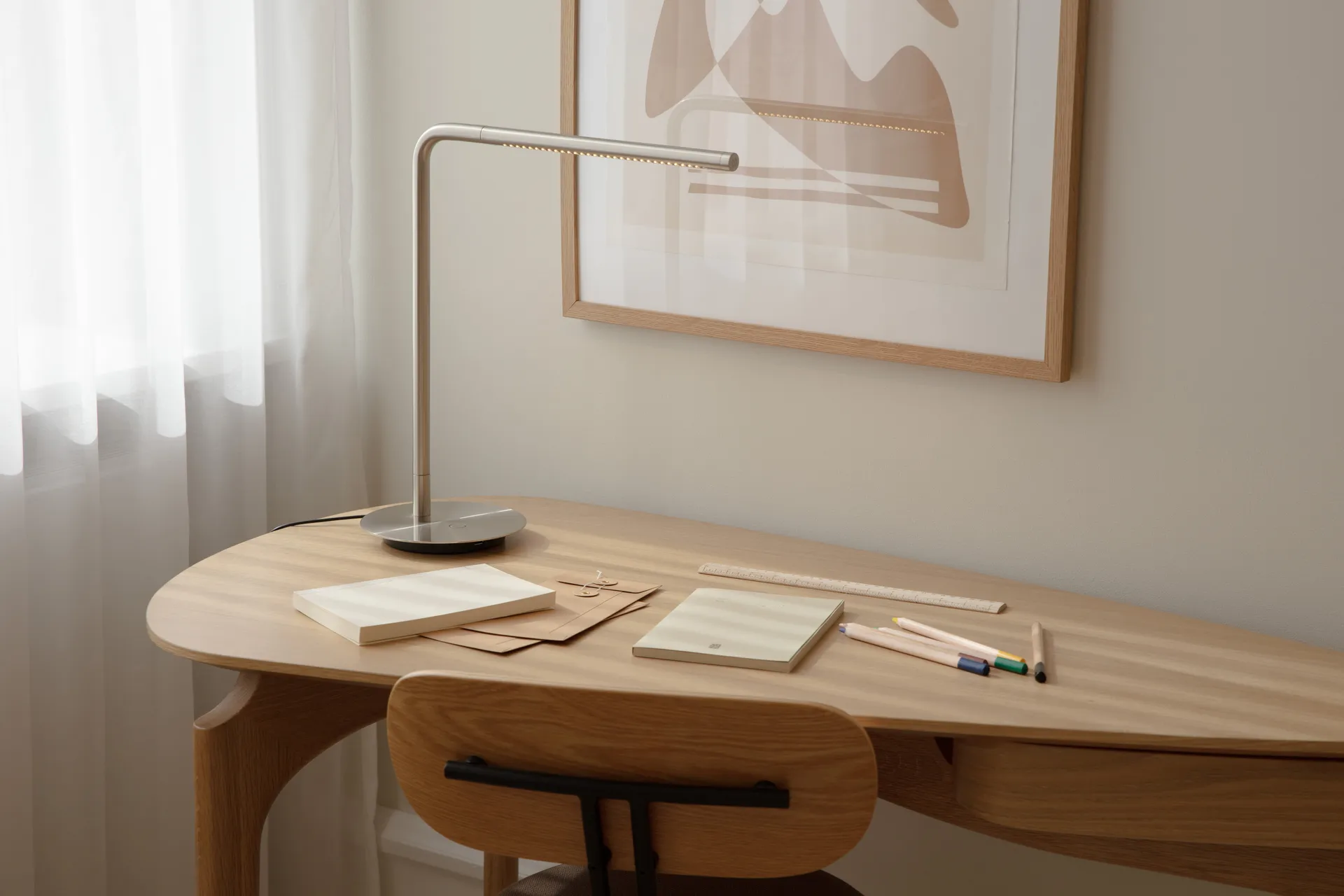 Omni Table 台灯, 钢色 Umage