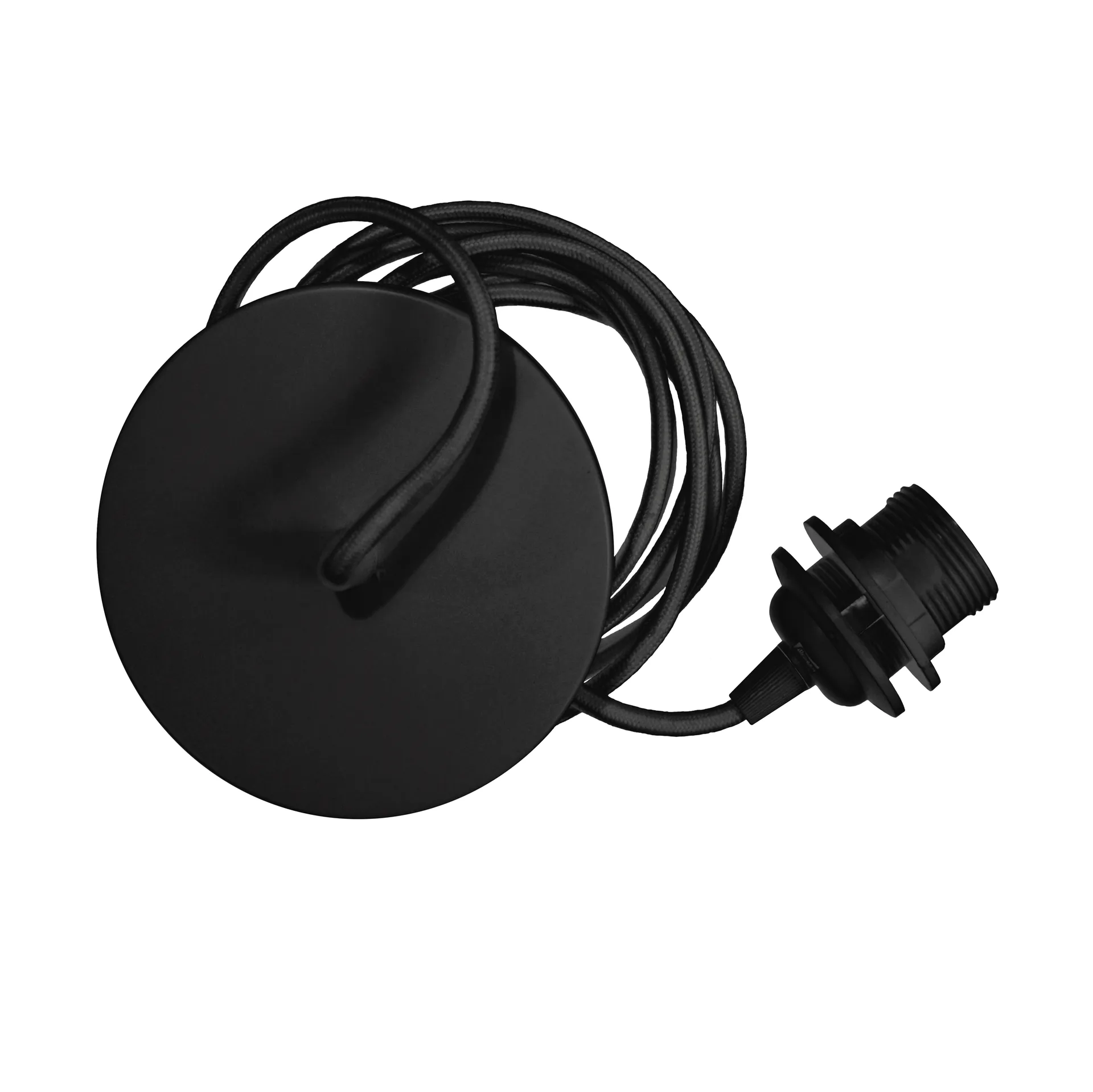 Rosette cable and suspension set metal, 黑色 Umage