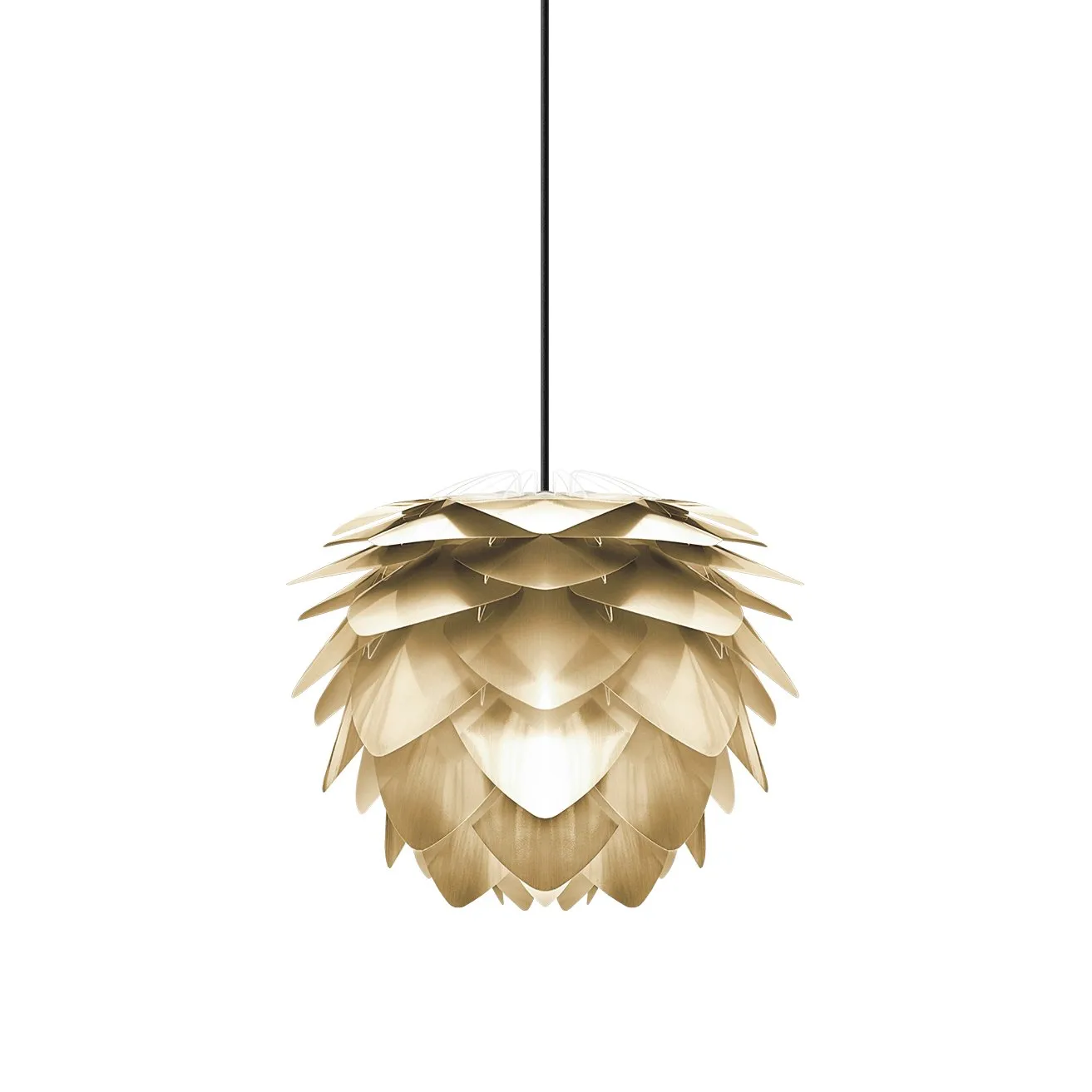 Silvia 灯 brushed brass, Ø 45 cm Umage