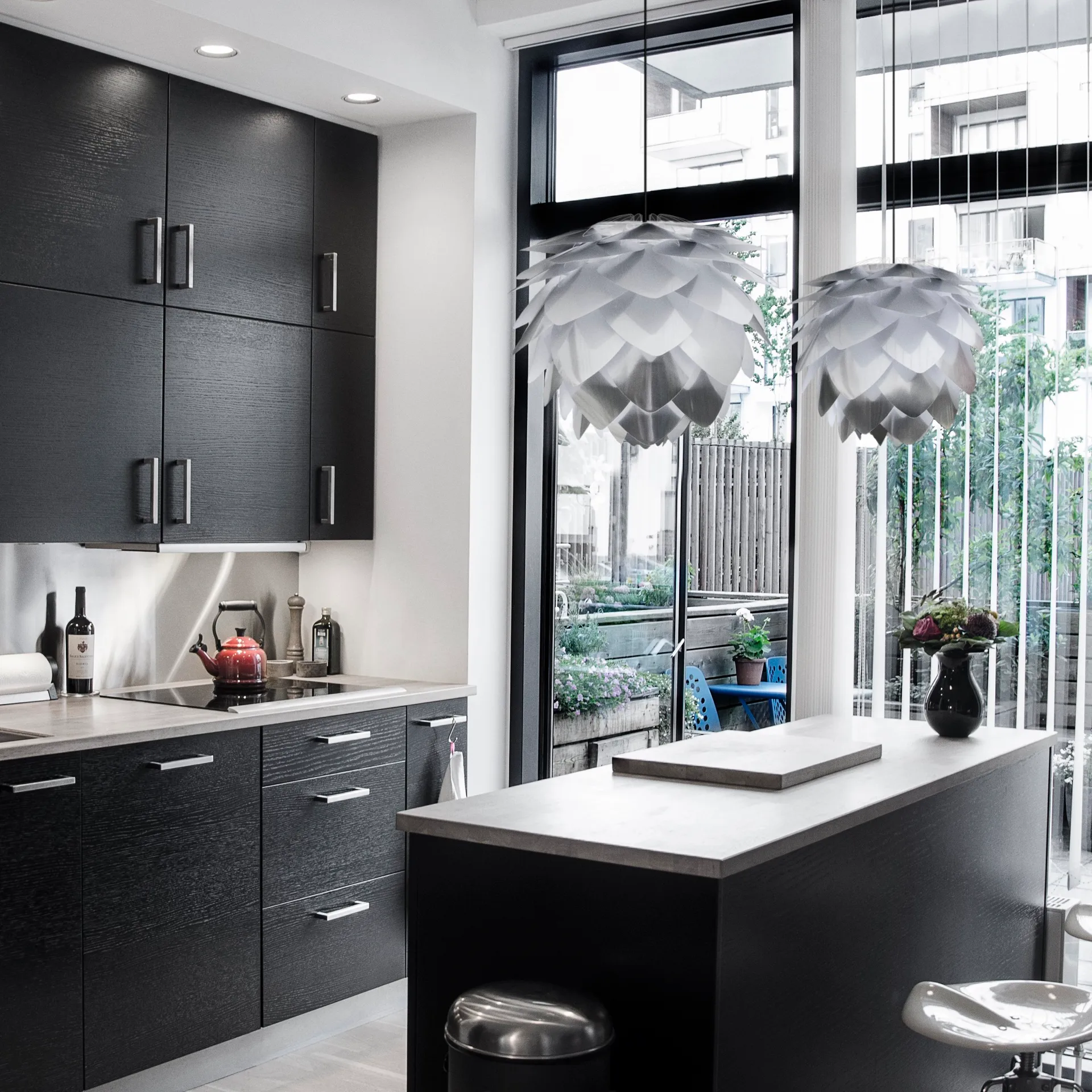 Silvia 灯 steel, Ø 45 cm Umage