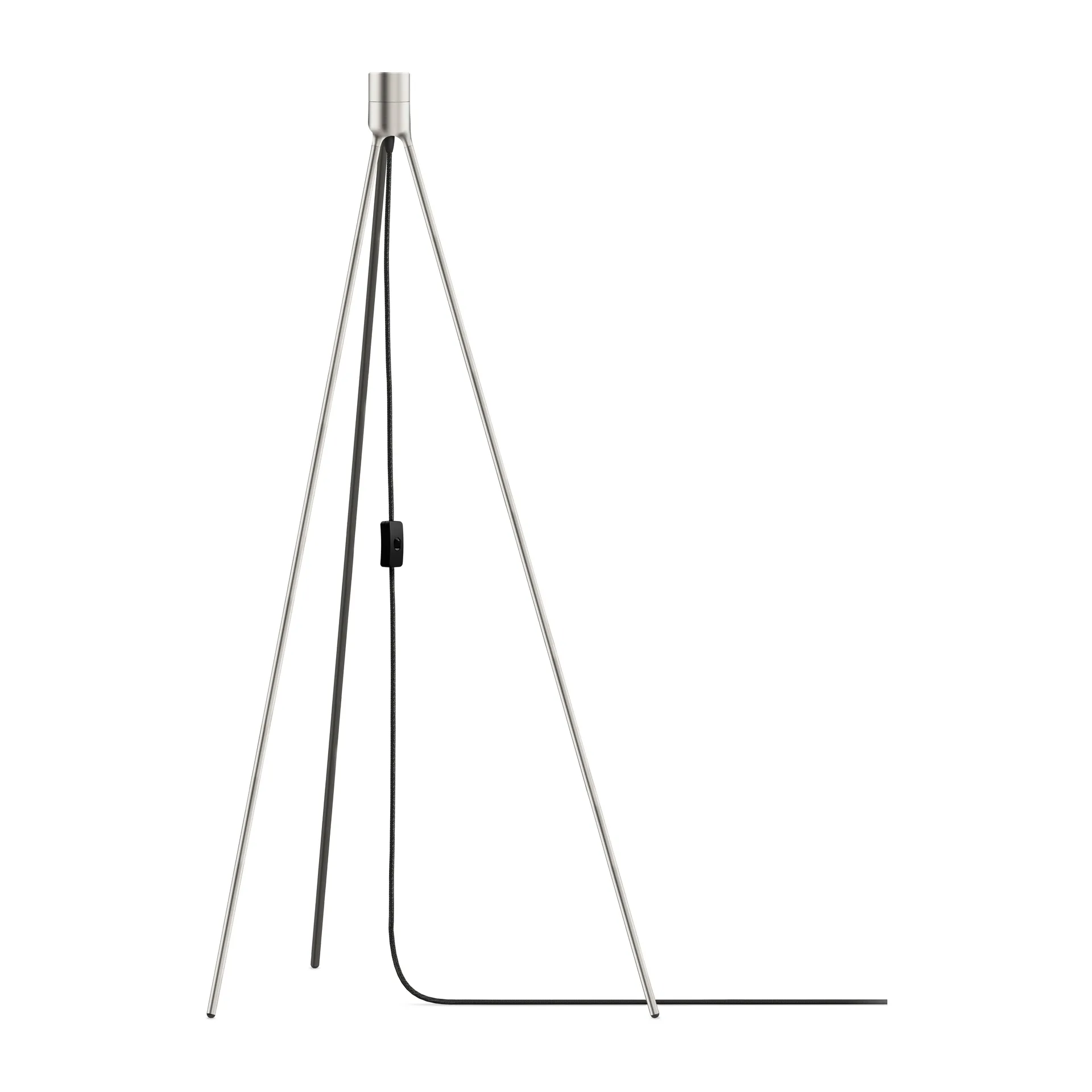 Tripod 灯 stand floor, Brushed steel Umage