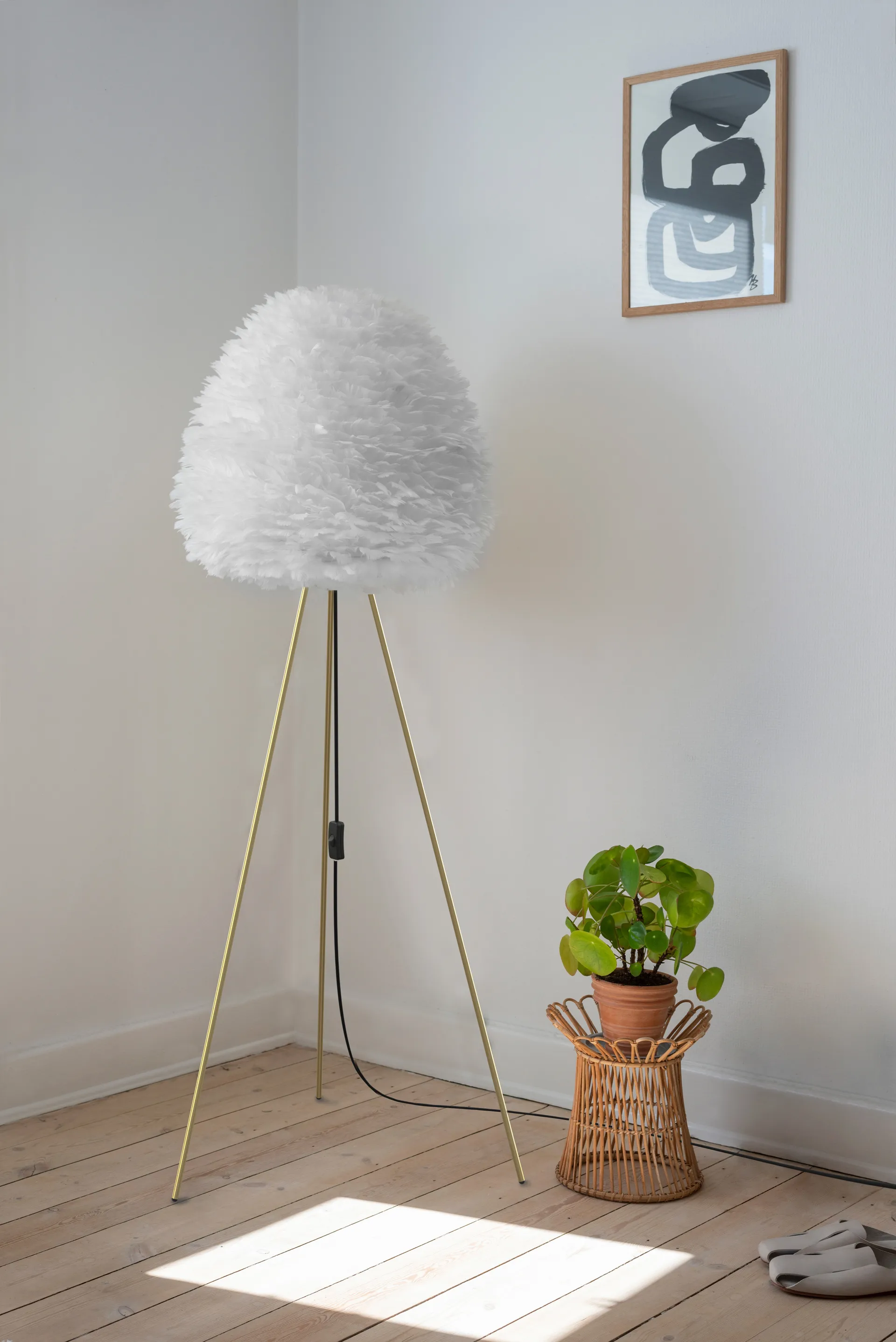 Tripod 三脚架灯具落地支架, 拉丝古铜色 Umage