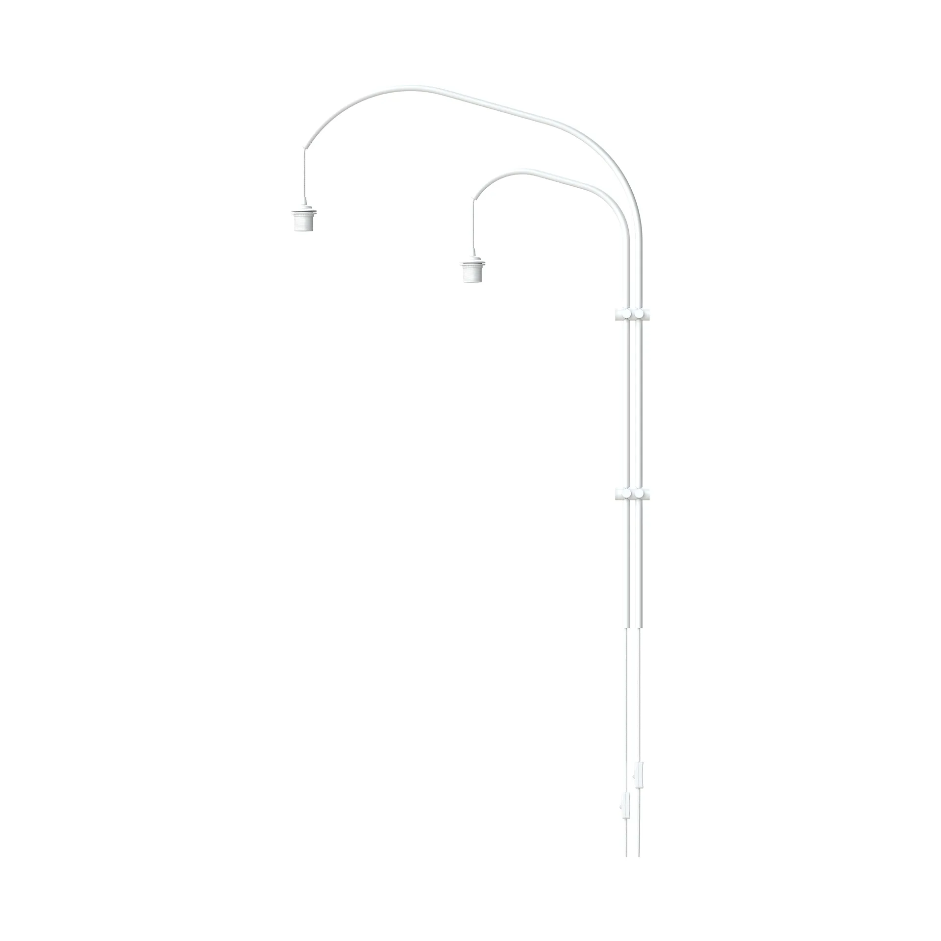 Willow双壁式灯具挂钩, 白色 Umage