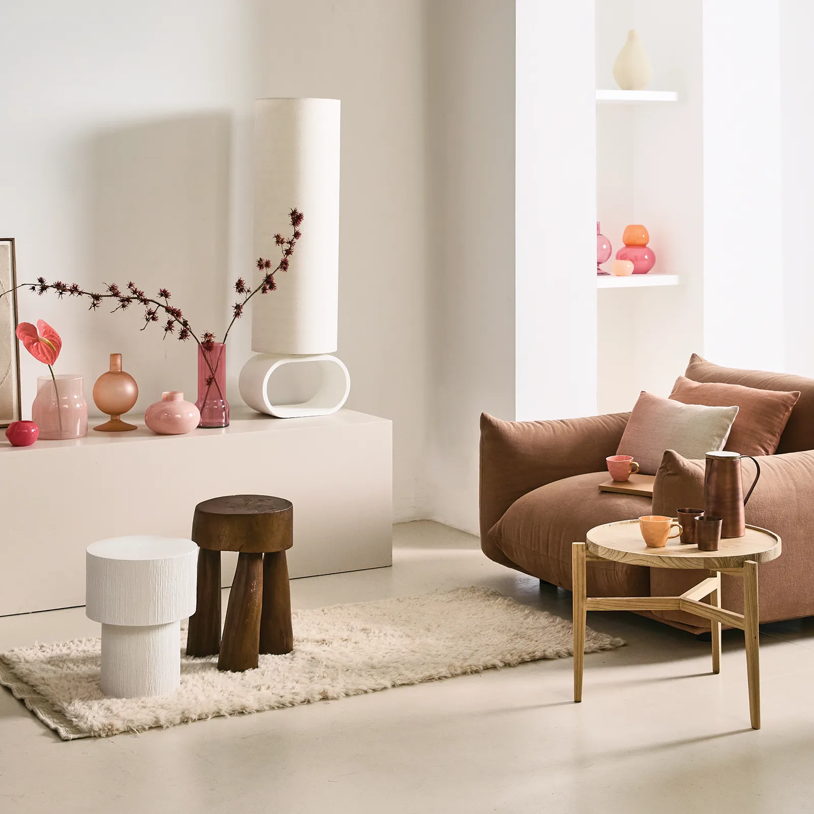 Bodii 花瓶 19.5 cm, Peach whip URBAN NATURE CULTURE