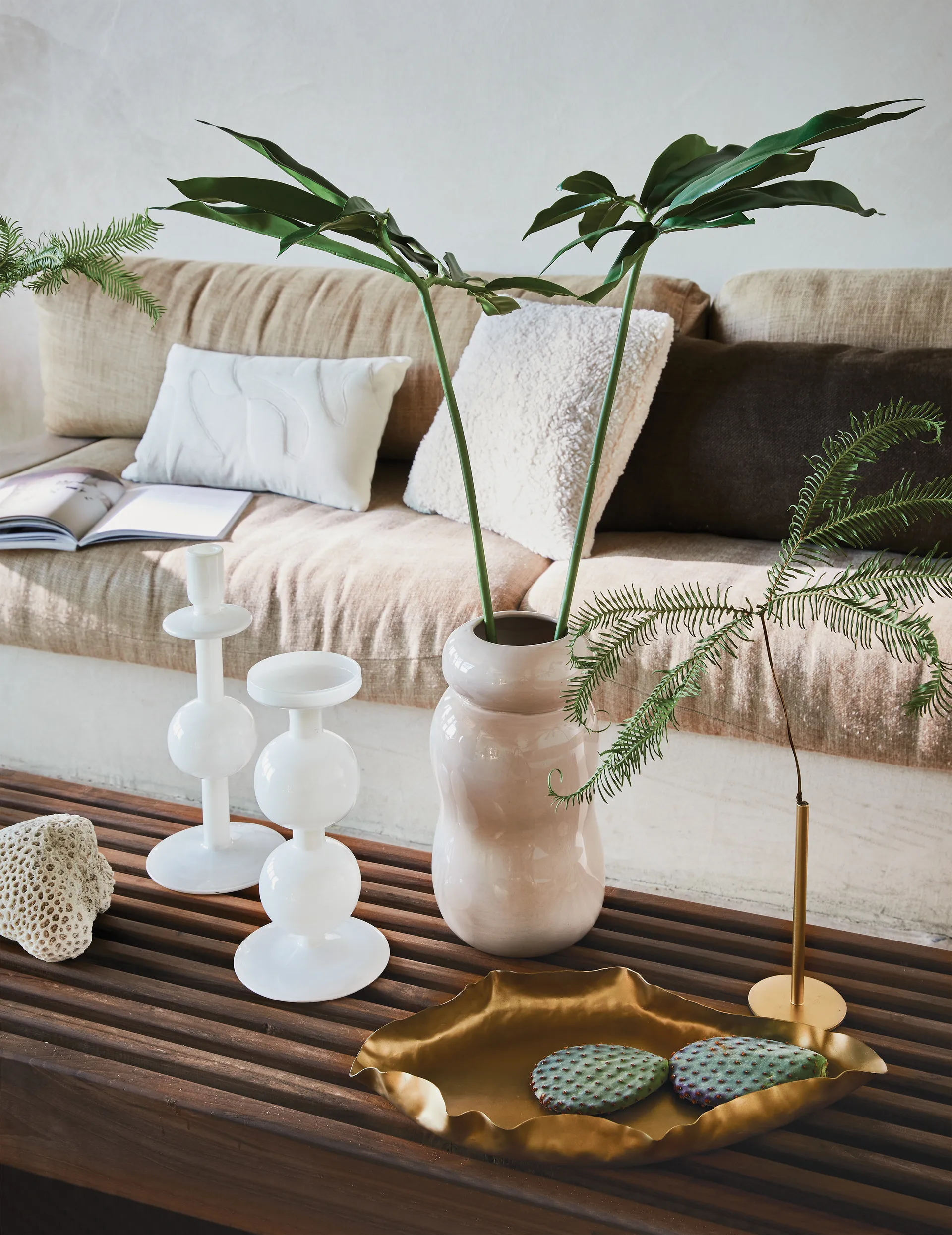 Bulb 烛台 30 cm, 白色 URBAN NATURE CULTURE