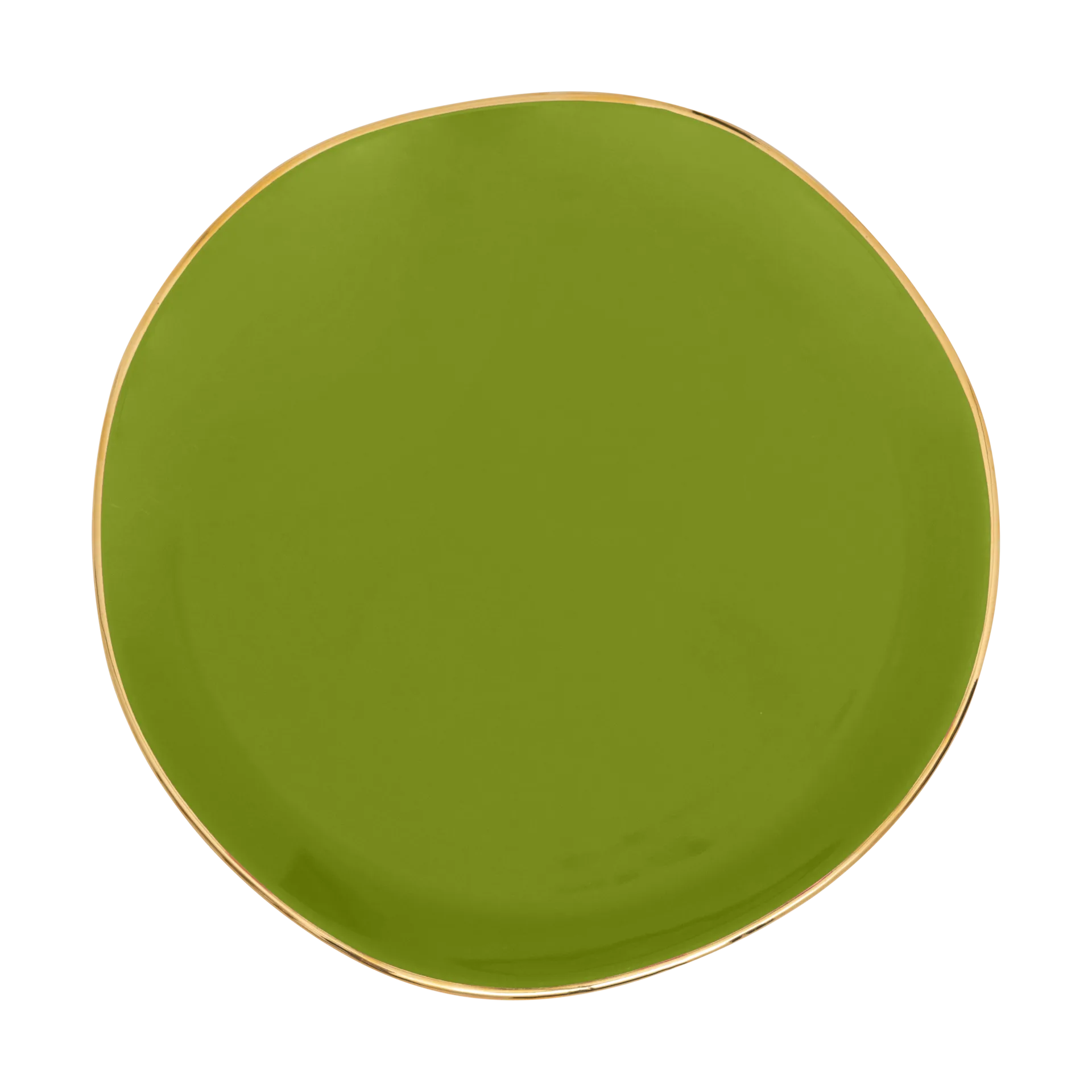 Good Morning 盘子 17 cm white, Evergreen sprig URBAN NATURE CULTURE