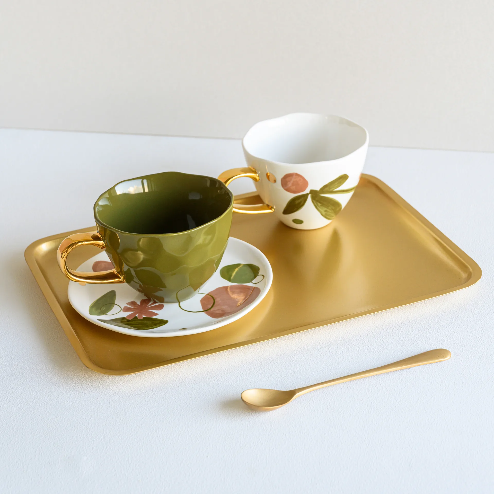 Good Morning cappuccino 马克杯 30 cl, fir 绿色 URBAN NATURE CULTURE