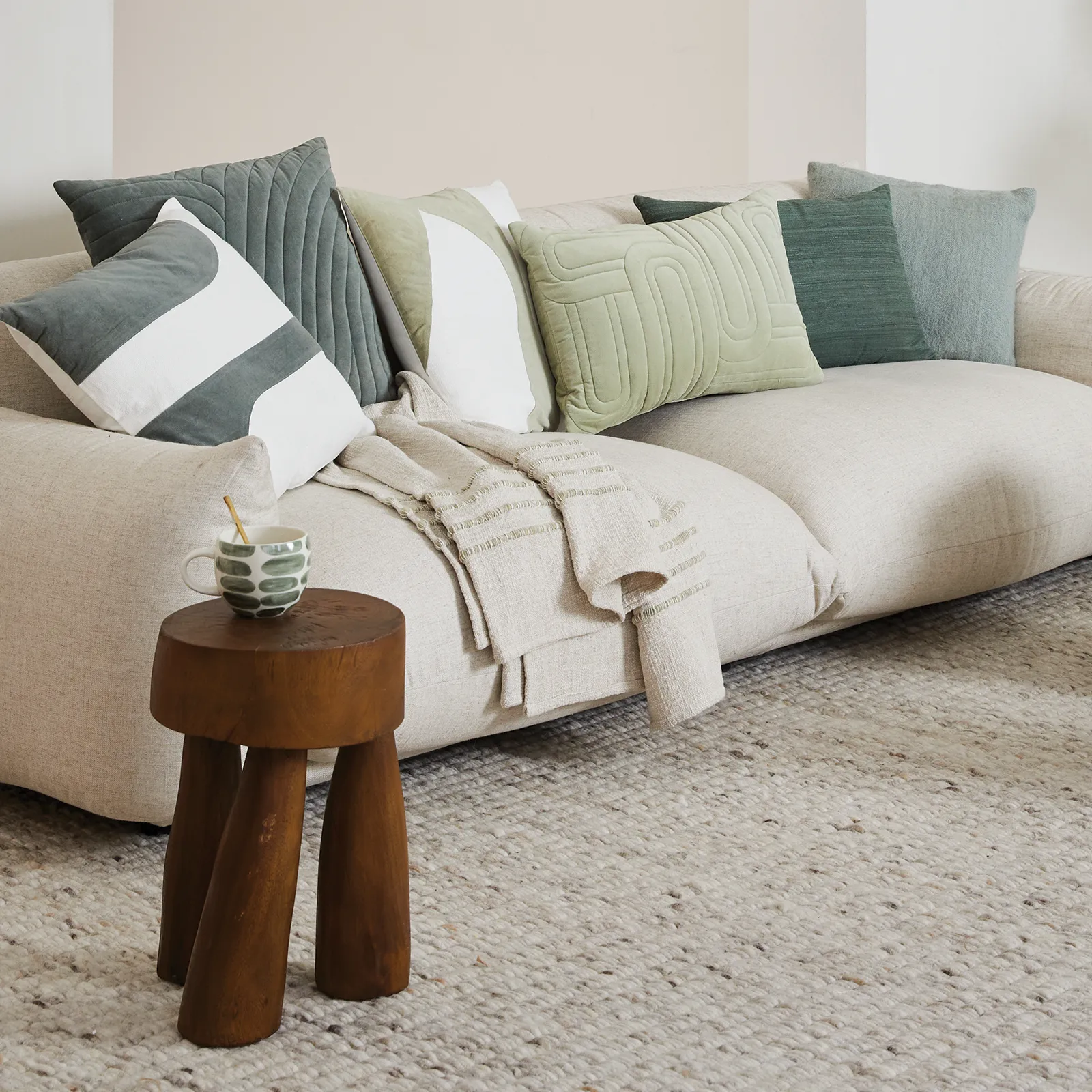 Kiruto 靠枕|靠垫 50x50 cm, Green URBAN NATURE CULTURE