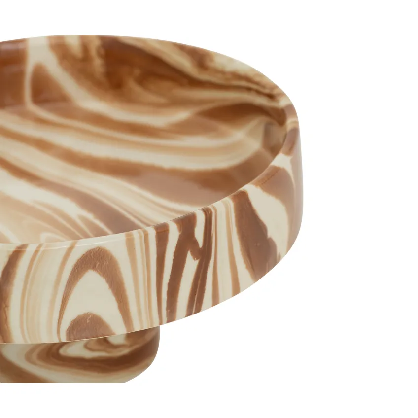 Moon 装饰碗 Ø26 cm, 褐色-白色的 URBAN NATURE CULTURE