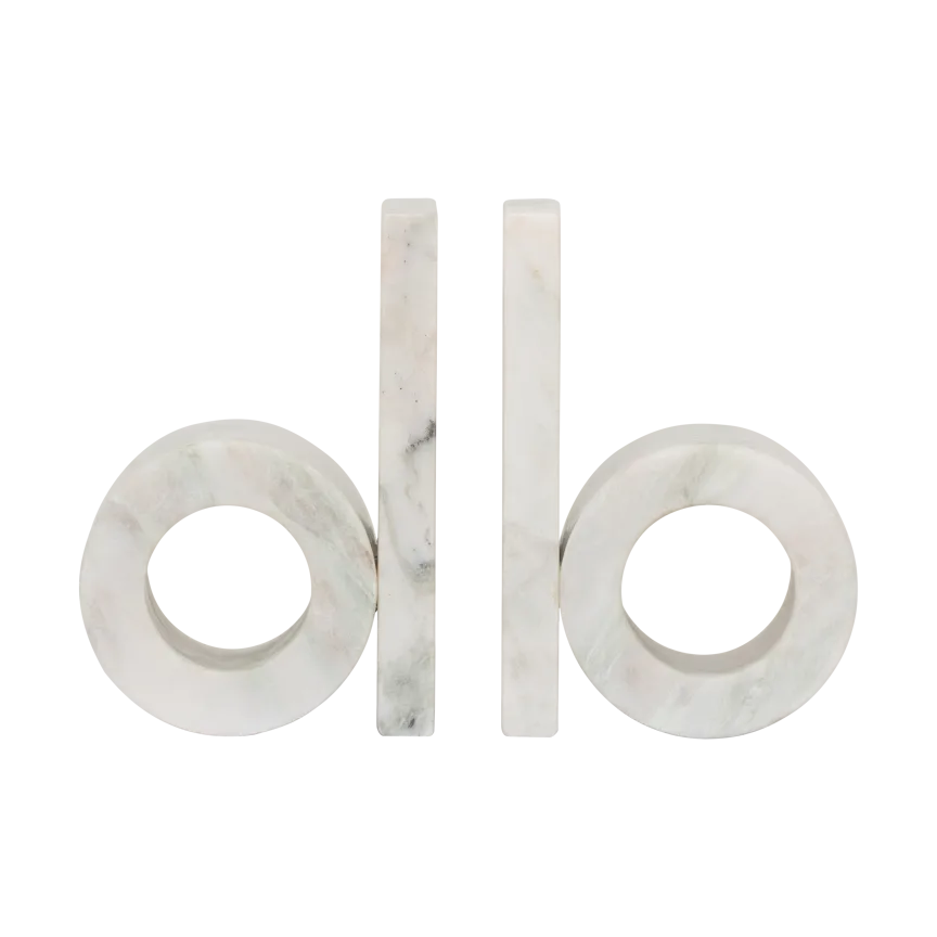 Orlin 书挡 两件套装, 大理石色 URBAN NATURE CULTURE