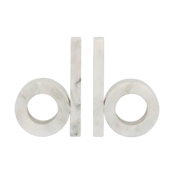 Orlin 书挡 两件套装 - 大理石色 - URBAN NATURE CULTURE