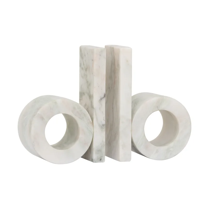 Orlin 书挡 两件套装, 大理石色 URBAN NATURE CULTURE