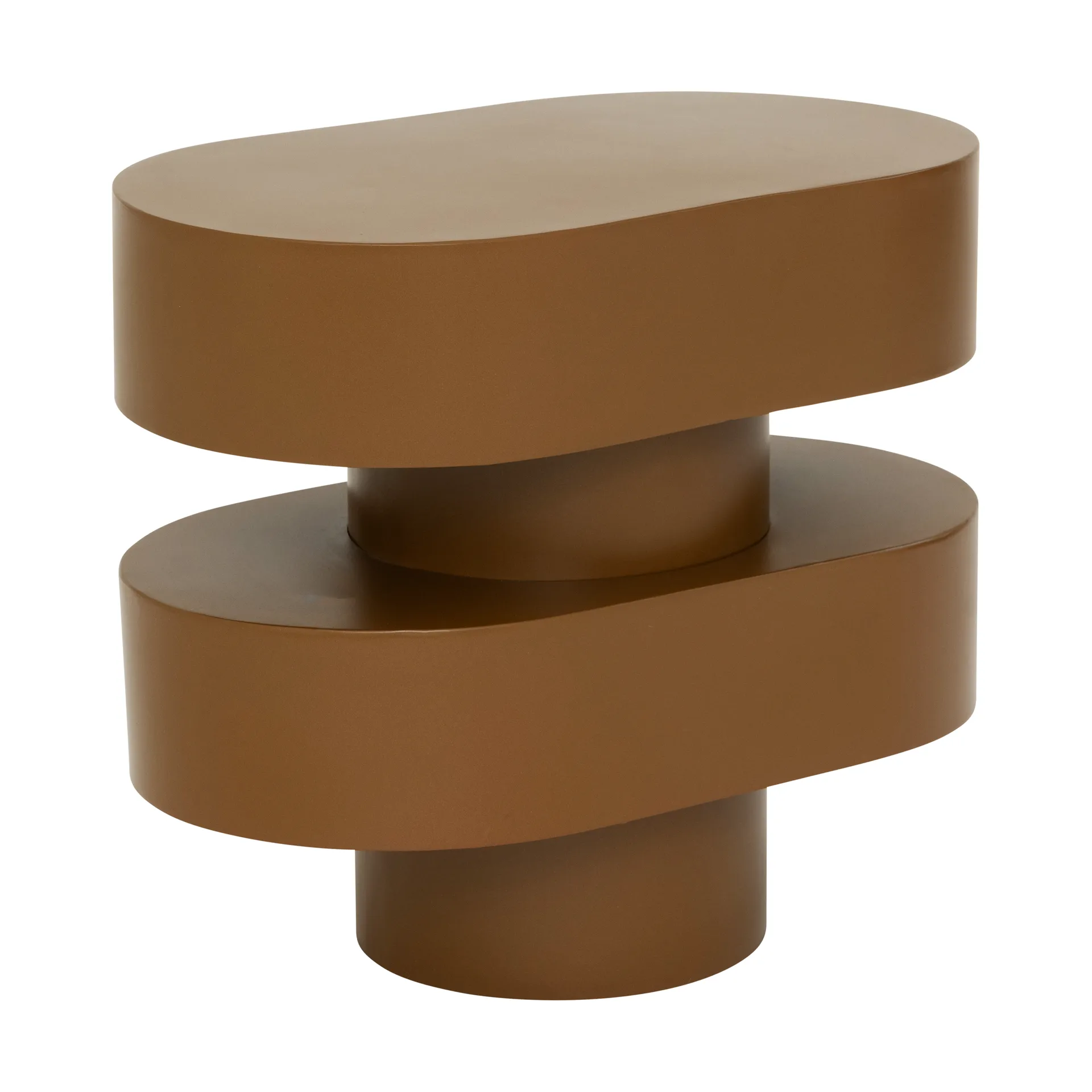 Oval 小边桌 34 cm, Golden 褐色 URBAN NATURE CULTURE