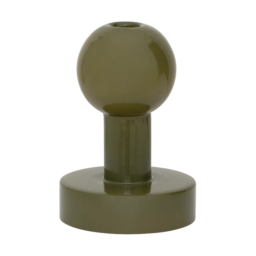 Pallo A 烛台 14,6cm, 卡普莱特橄榄绿 URBAN NATURE CULTURE