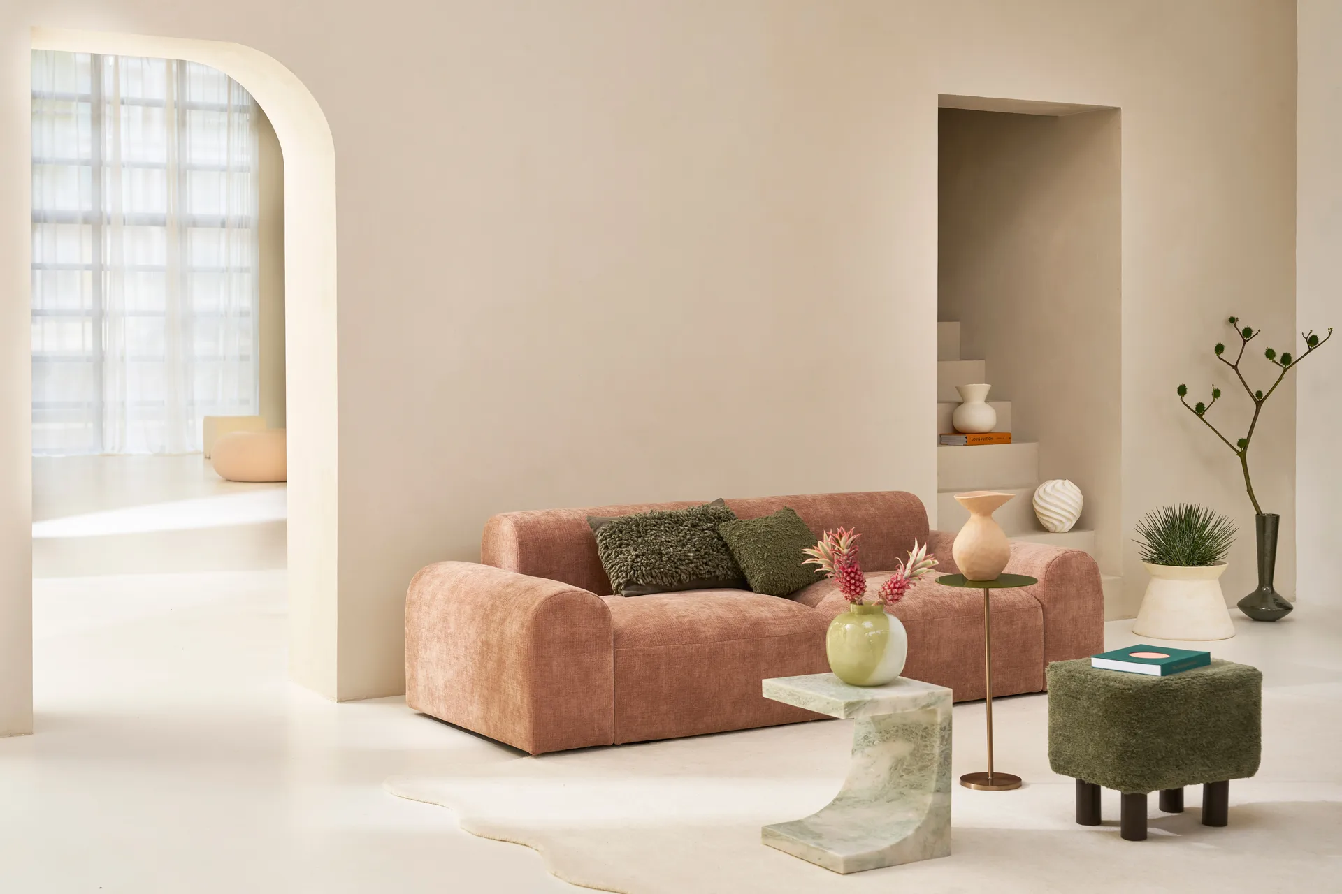 Riva 花瓶 20 cm, 白绿色 URBAN NATURE CULTURE