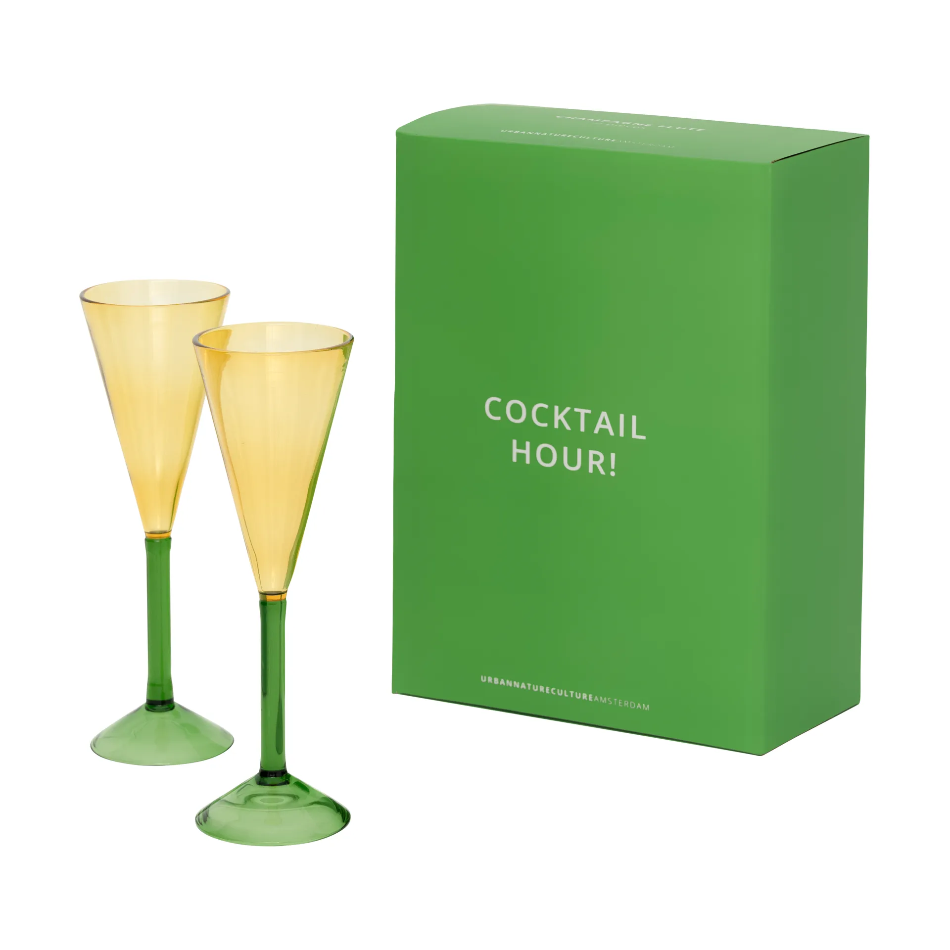 Urban Nature Culture 礼物套装 champagne glasses 两件套装, 粉色 URBAN NATURE CULTURE