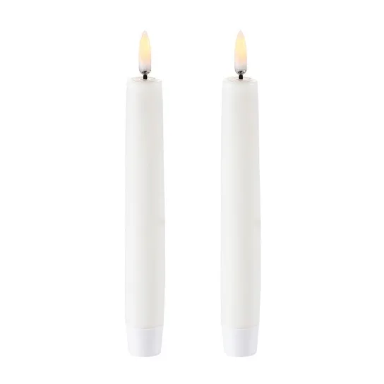 Uyuni LED Taper candles white 两件套装, 15,5 cm Uyuni Lighting