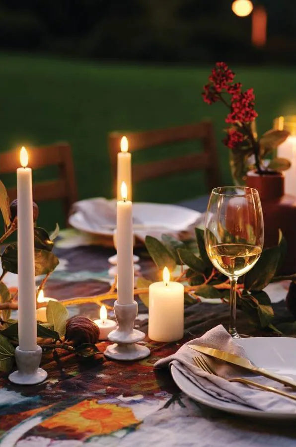 Uyuni LED Taper candles white 两件套装, 25,2 cm Uyuni Lighting