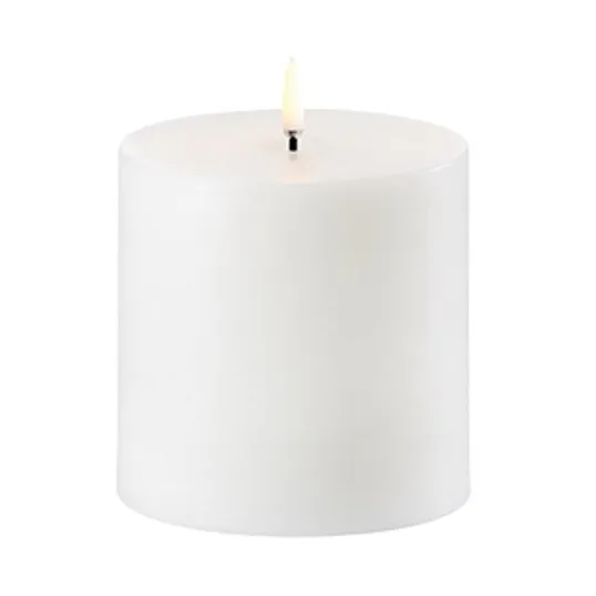 Uyuni LED方形蜡烛白色Ø10.1cm - 10cm - Uyuni Lighting