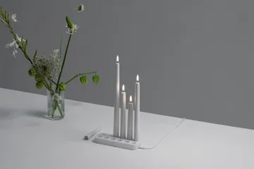 Uyuni LED锥形蜡烛白色2件装 - 直径2.3x25.2cm - Uyuni Lighting