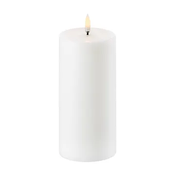 Uyuni LED方形蜡烛白色Ø7.8cm - 15.2cm - Uyuni Lighting