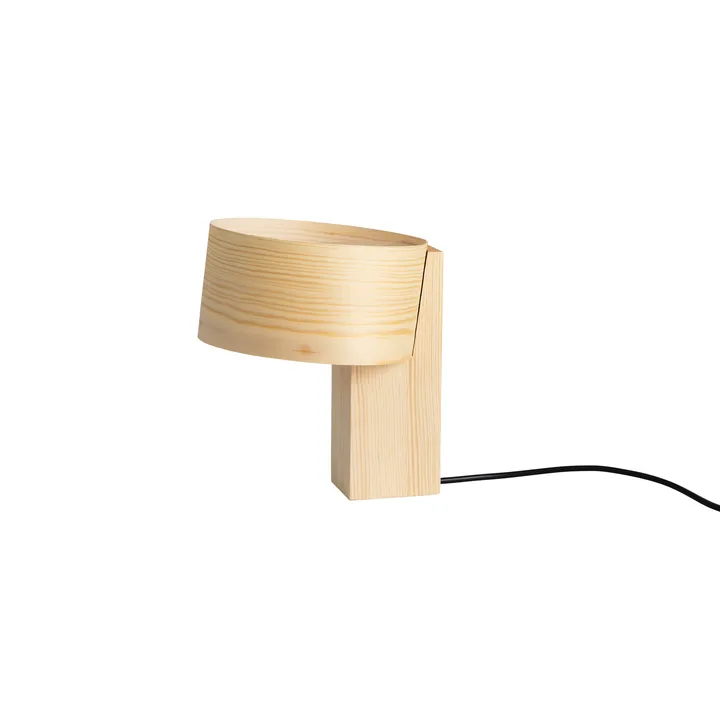 018 Hoop Table Lamp 台灯 - 哑光油蜡处理松木_23cm - Vaarnii