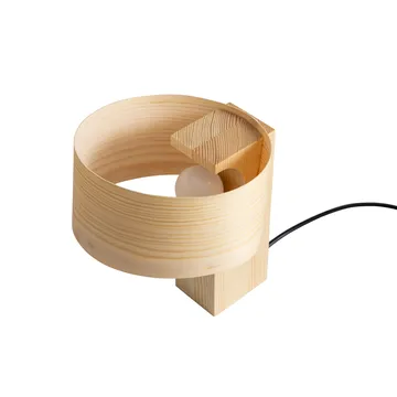 018 Hoop Table Lamp 台灯 - 哑光油蜡处理松木_23cm - Vaarnii