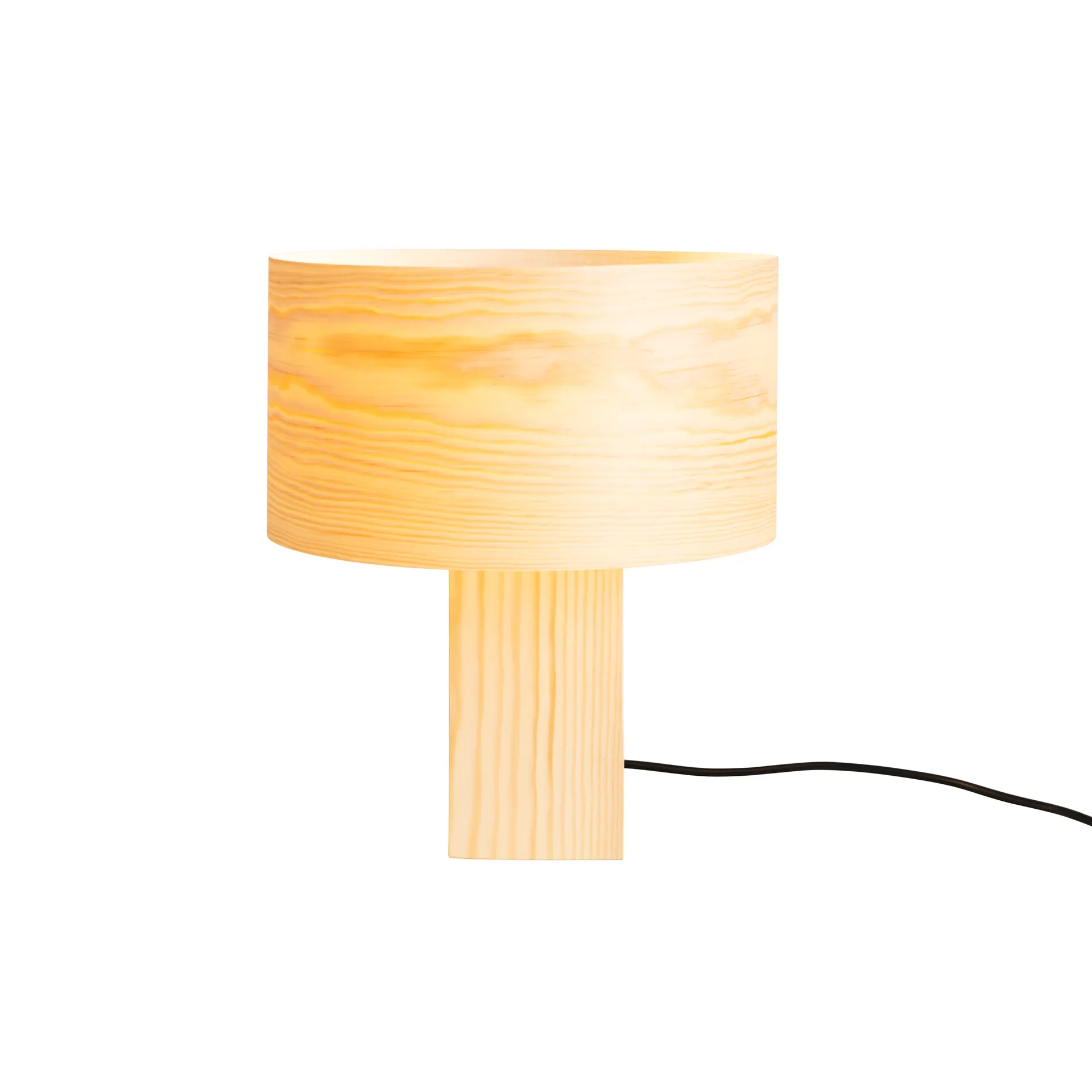 018 Hoop Table Lamp 台灯, 哑光油蜡处理松木_34cm Vaarnii