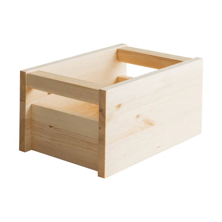 020 Koppa Crate 收纳箱 - 油蜡处理松木，小号 29x43x22cm - Vaarnii