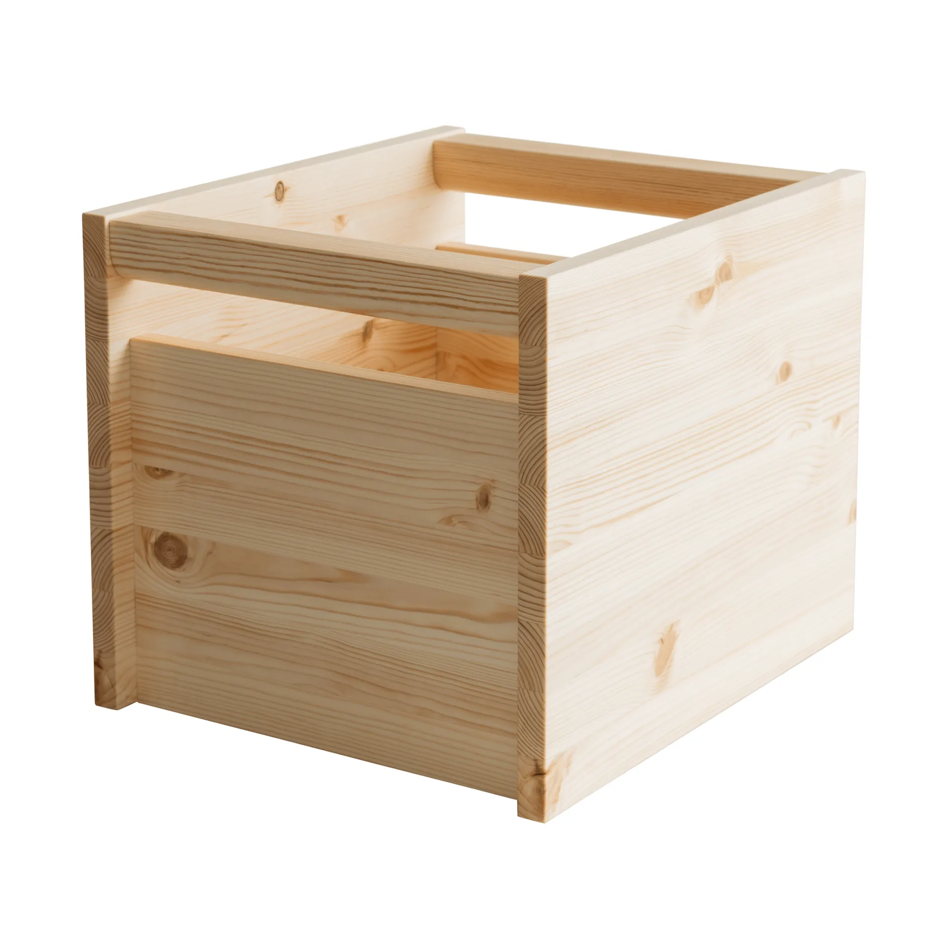 020 Koppa Crate 收纳箱, 油蜡处理松木，large 38x43x36cm Vaarnii