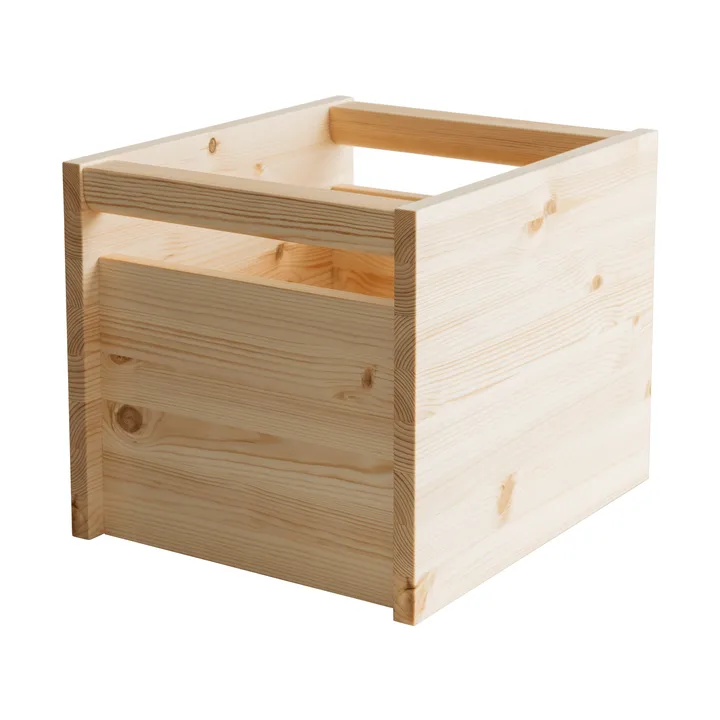 020 Koppa Crate 收纳箱 - 油蜡处理松木，large 38x43x36cm - Vaarnii