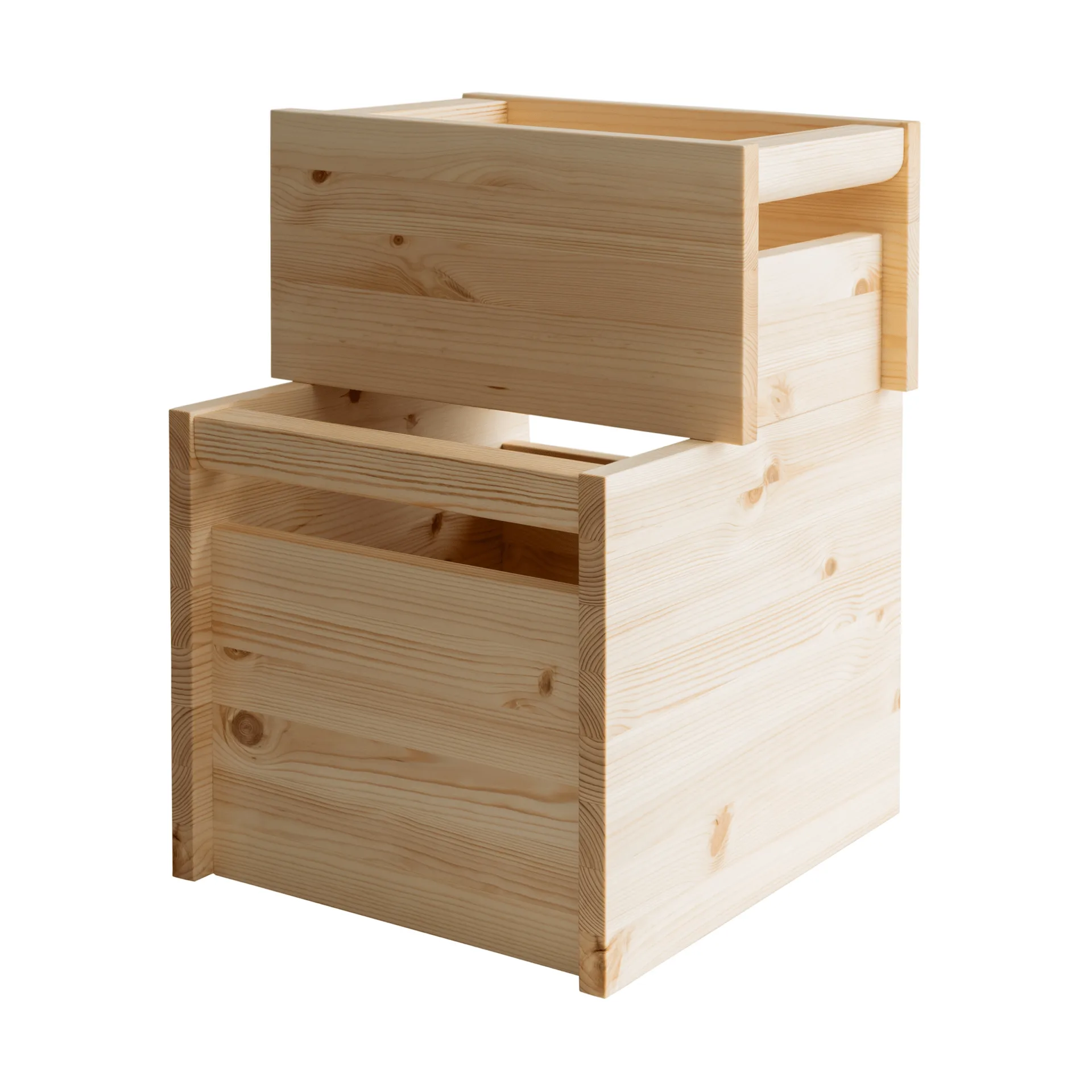 020 Koppa Crate 收纳箱, 油蜡处理松木，large 38x43x36cm Vaarnii