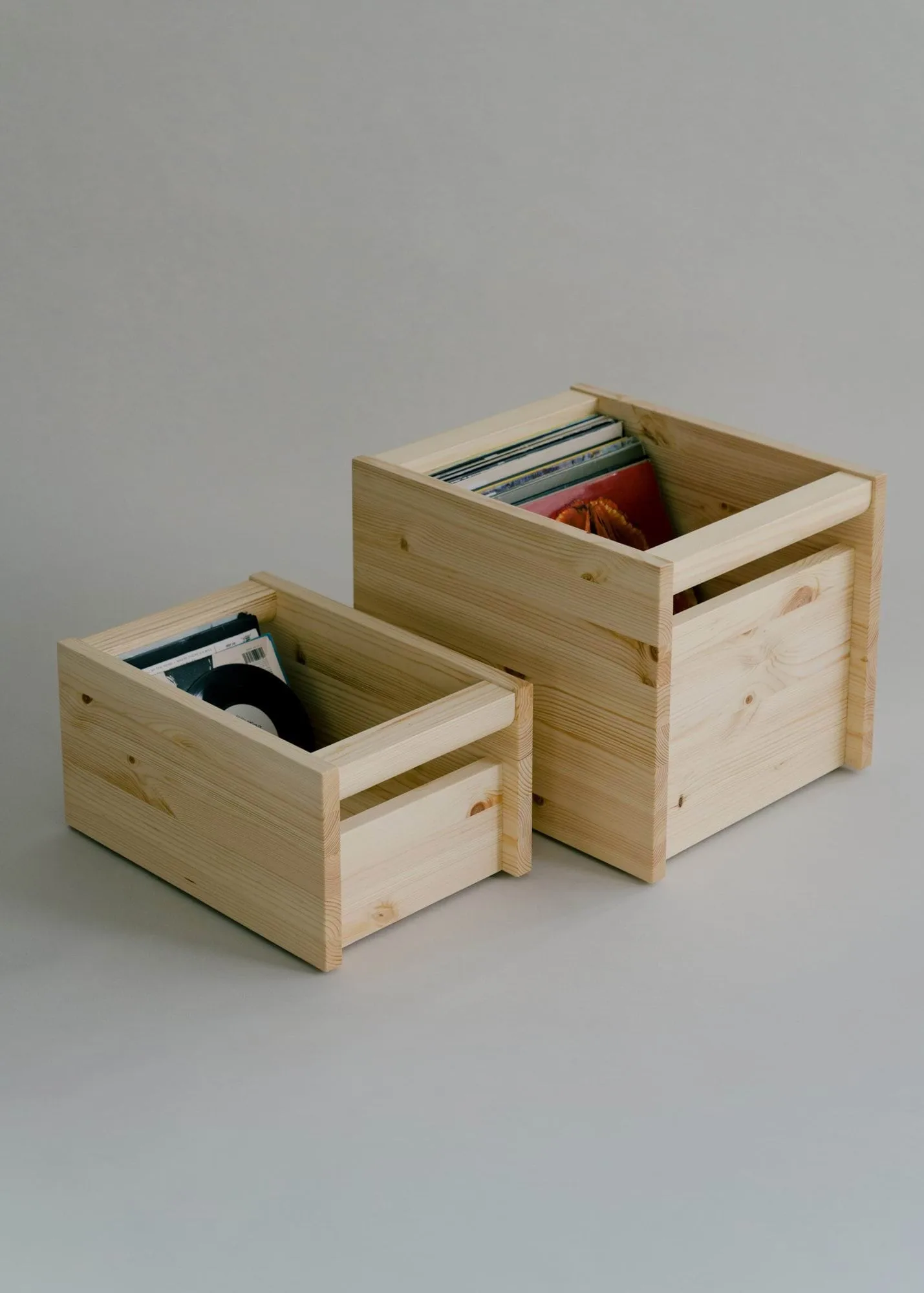 020 Koppa Crate 收纳箱, 油蜡处理松木，large 38x43x36cm Vaarnii