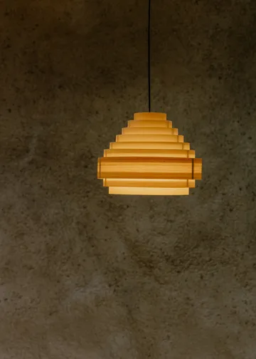1001 Hans Pendant 吊灯 - 哑光油蜡处理松木_Ø38cm - Vaarnii