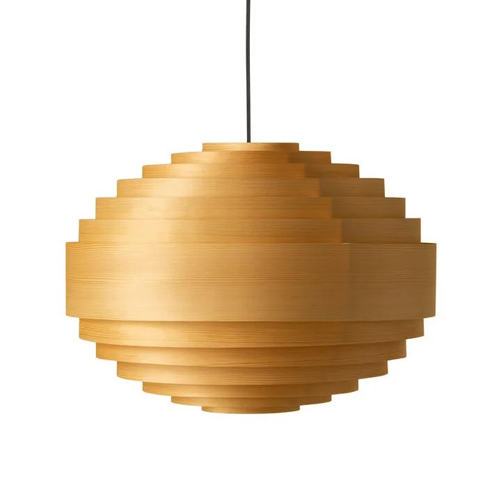 1002 Hans Pendant 吊灯 - 哑光油蜡处理松木_Ø46cm - Vaarnii