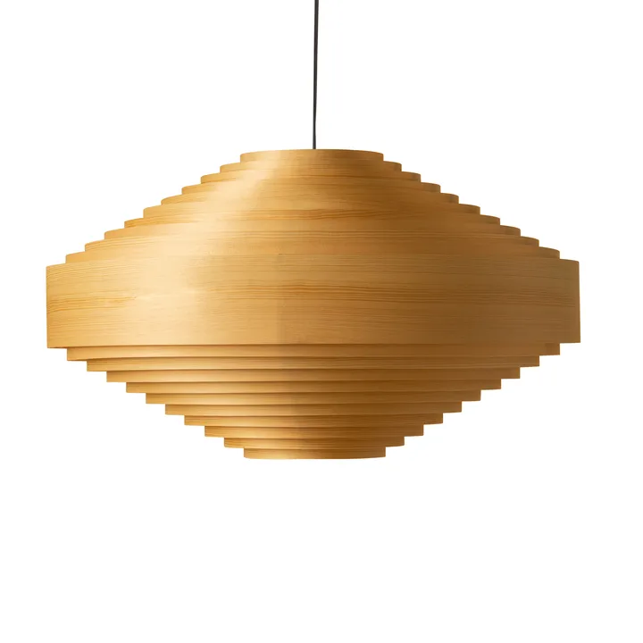 1003 Hans Pendant 吊灯 - 哑光油蜡处理松木_Ø60cm - Vaarnii