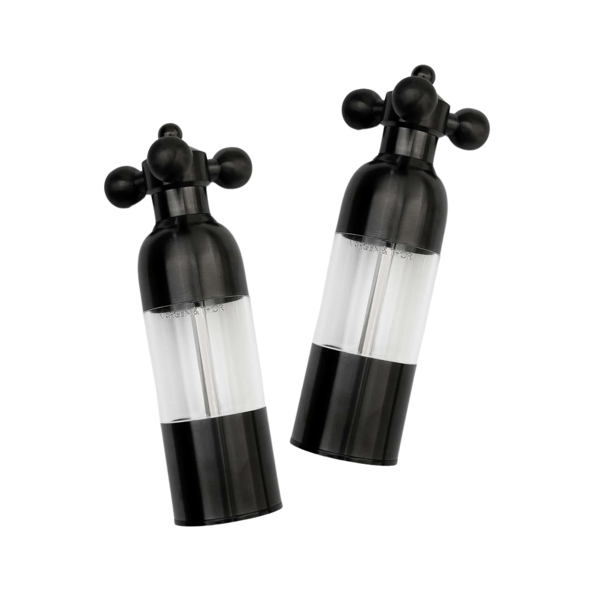 Axia salt- and pepper mill set, Matt 黑色 Vargen & Thor