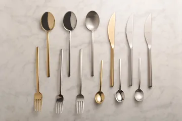 BAMBINI 刀叉勺 套装 16件 - 抛光的 steel - Vargen & Thor