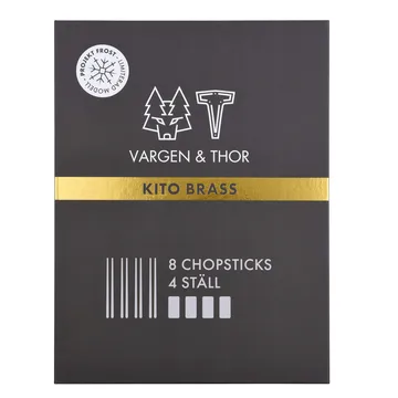 Kito 筷子4双装 - 黄铜色 - Vargen & Thor