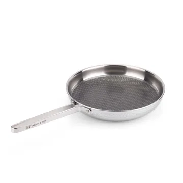 Kroma hammered chrome 盘子d frying pan - Ø28 cm - Vargen & Thor