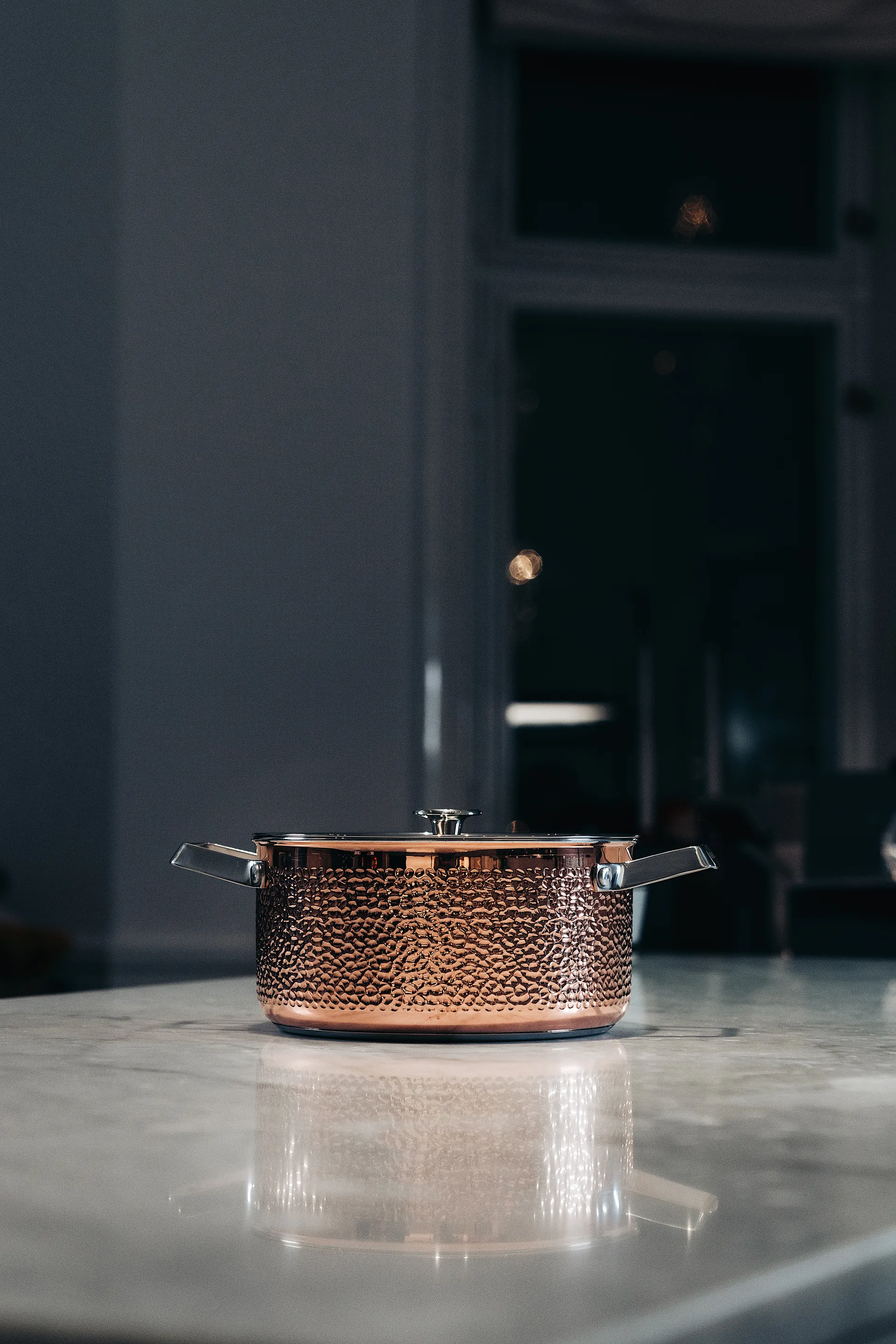 Mjölner 带盖锤纹铜砂锅, Miranda. 4 L Vargen & Thor