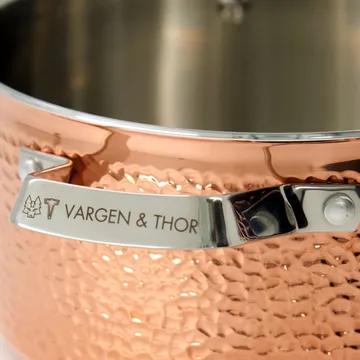 Mjölner 铜色锤纹带盖炖锅 - Miranda_4L - Vargen & Thor