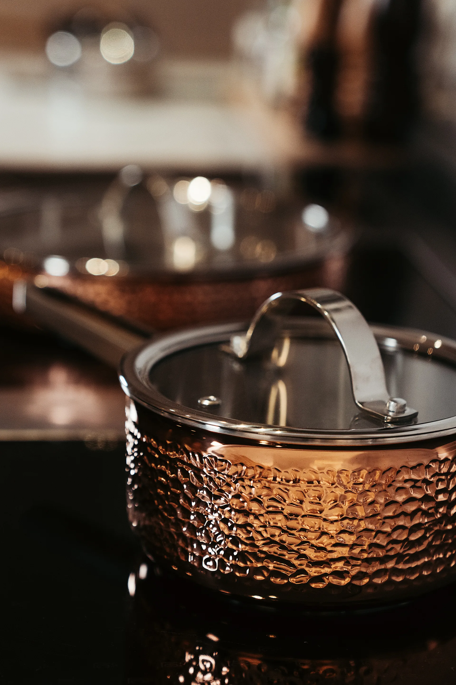 Mjölner 带盖锤纹铜锅/炖锅, Vera. 1.6 L Vargen & Thor