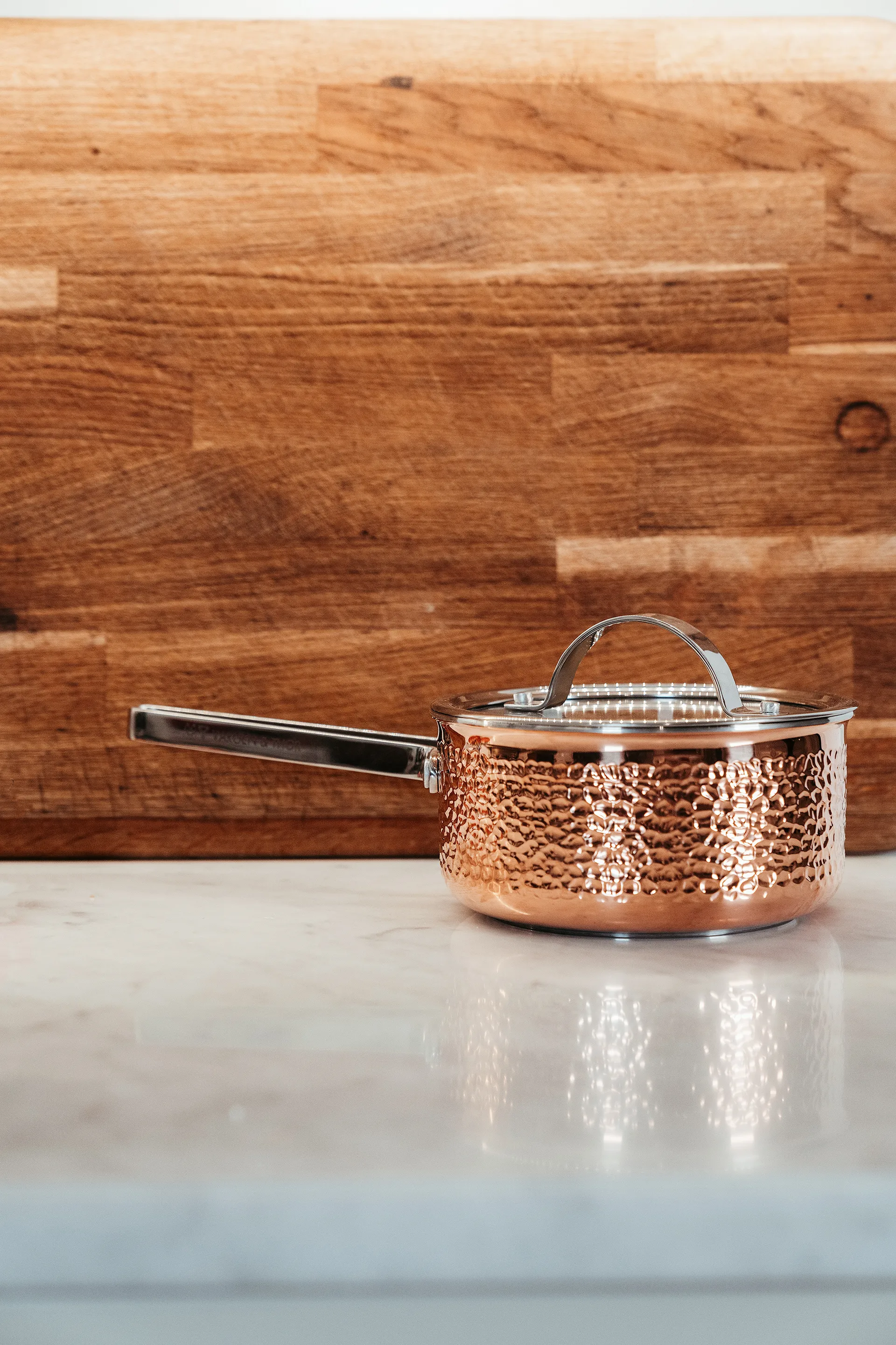 Mjölner 带盖锤纹铜锅/炖锅, Vera. 1.6 L Vargen & Thor